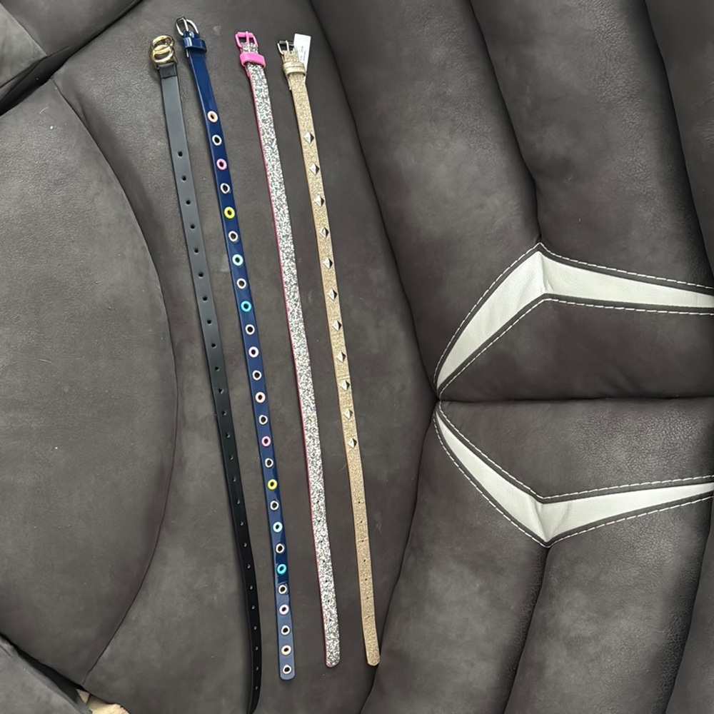 Little girls Set of Four Stylish Belts